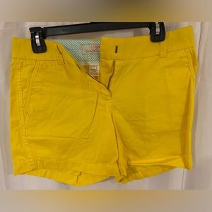 Crew chino shorts size 6